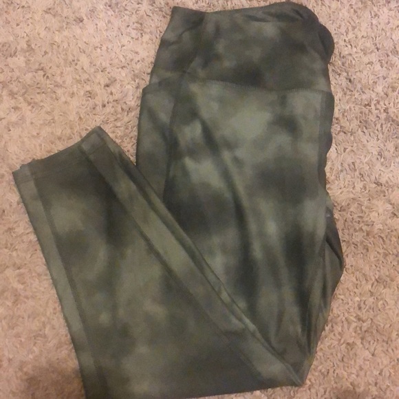 Athletic 7/8 leggings, lukka-la, Glyder & DSG, multi color, black and green. - Picture 2 of 14